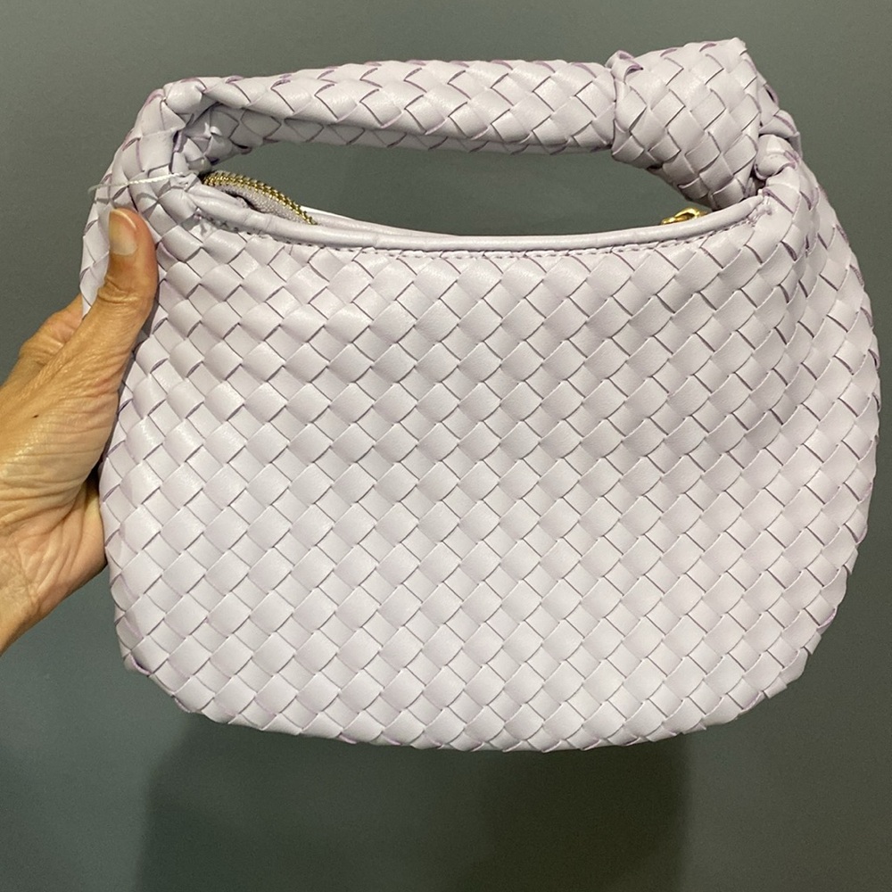 Melie Bianco lilac bag Drew